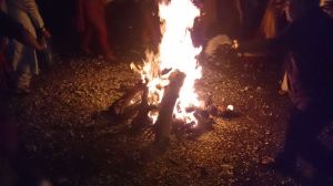 The burning of Holika